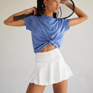 Free People Movement | White “check out my top spin” skirt / skort, size XS